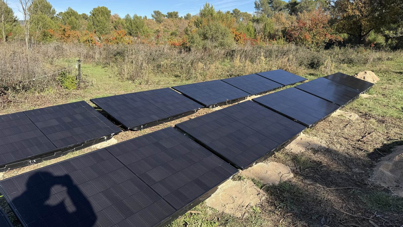 Installation photovoltaïque réalisée par Terra Nova en région PACA
