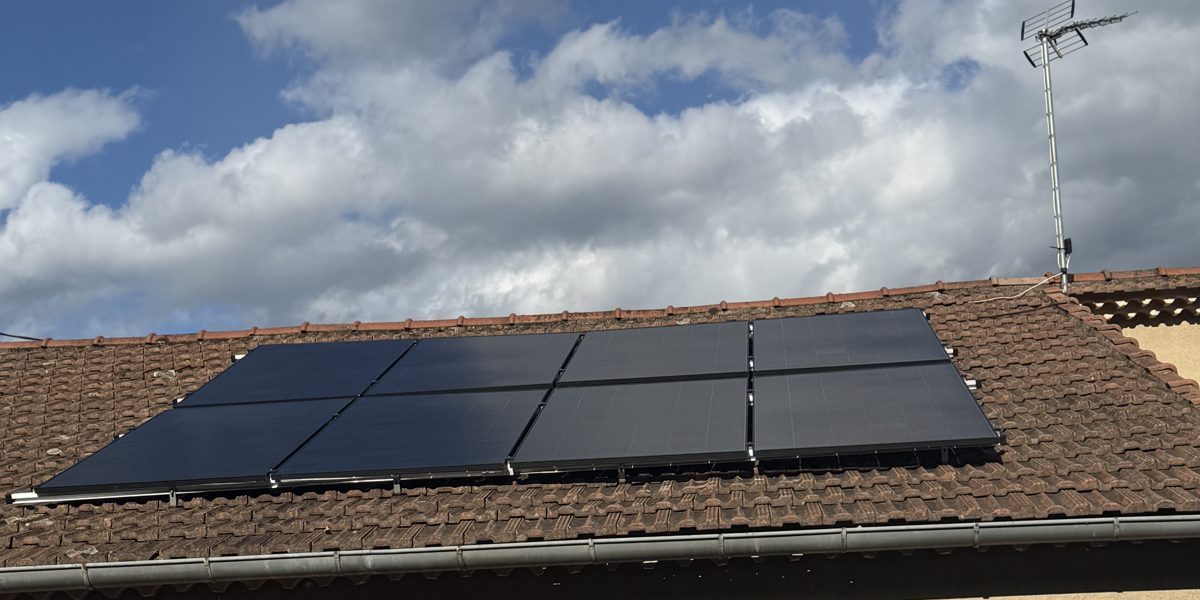 Toiture photovoltaïque sur maison individuelle
